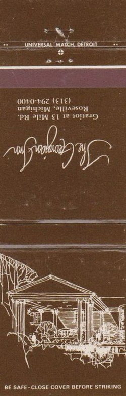 Georgian Inn (Days Inn & Suites, Best Western) - Matchbook (newer photo)